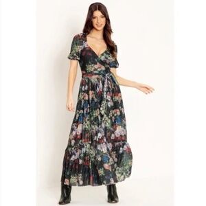 Blackmilk “Take My Monet Midaxi Dress” Size Medium M EUC